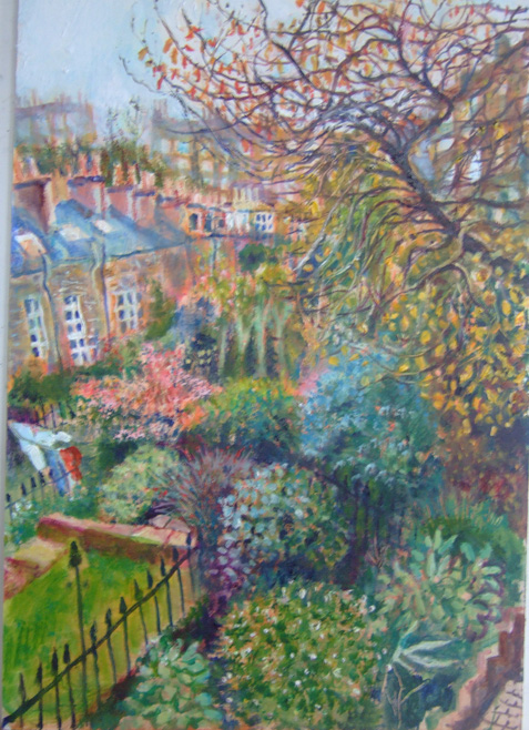 Autumn Gardens,oil, 23×16
